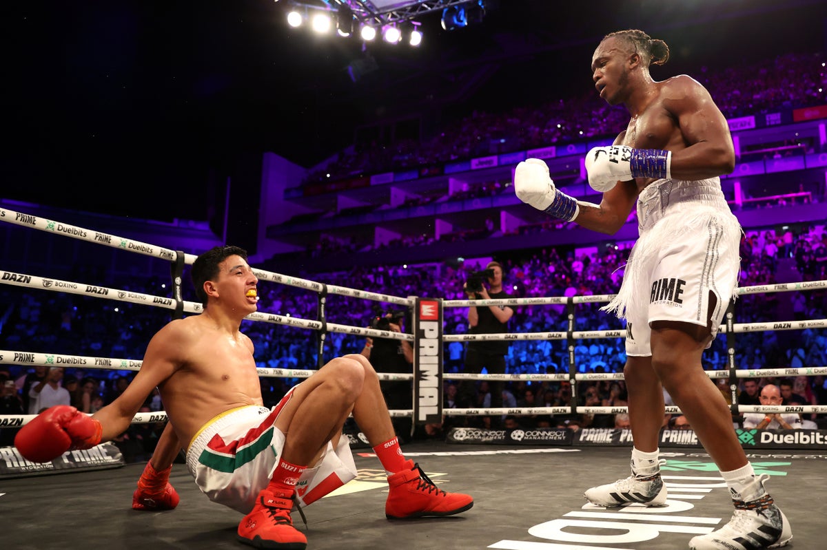 KSI considère l'énorme combat de Jake Paul comme "objectif principal" après une double victoire à élimination directe à l'O2 Arena de Londres