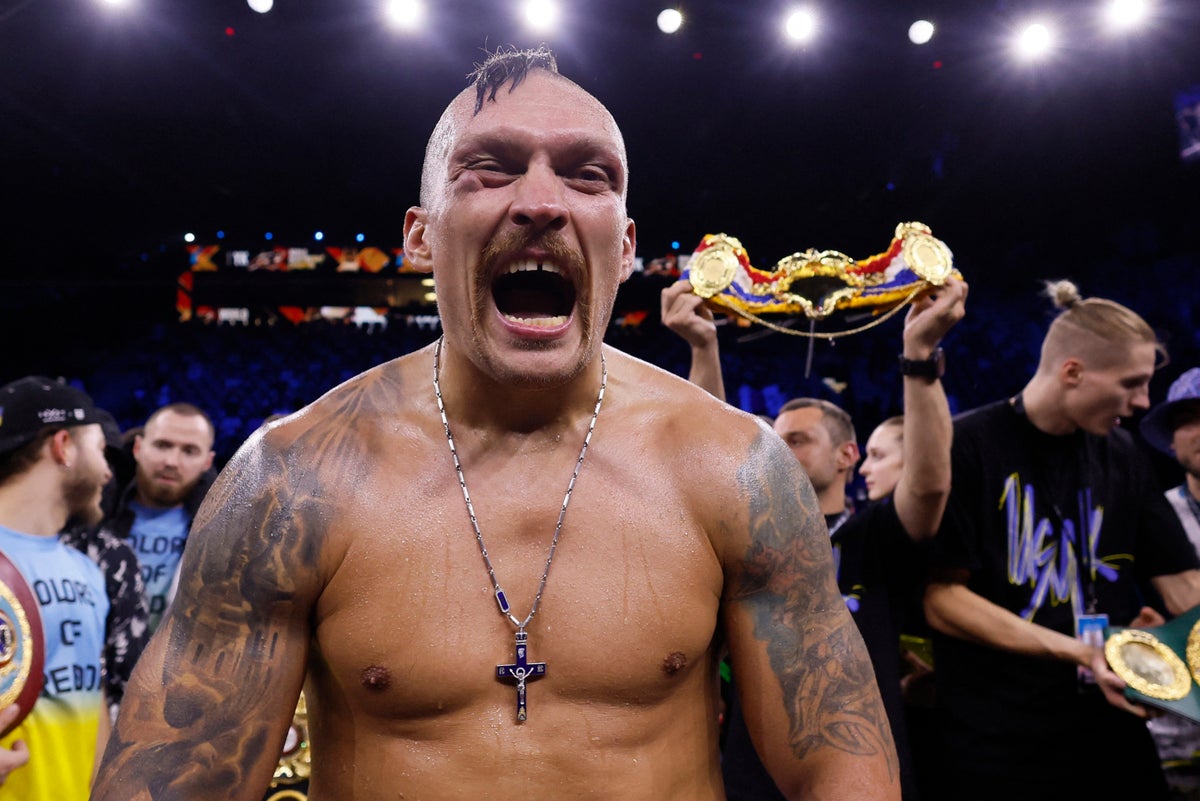 Oleksandr Usyk "sûr" que Tyson Fury l'affrontera dans une confrontation incontestée des poids lourds après la victoire d'Anthony Joshua