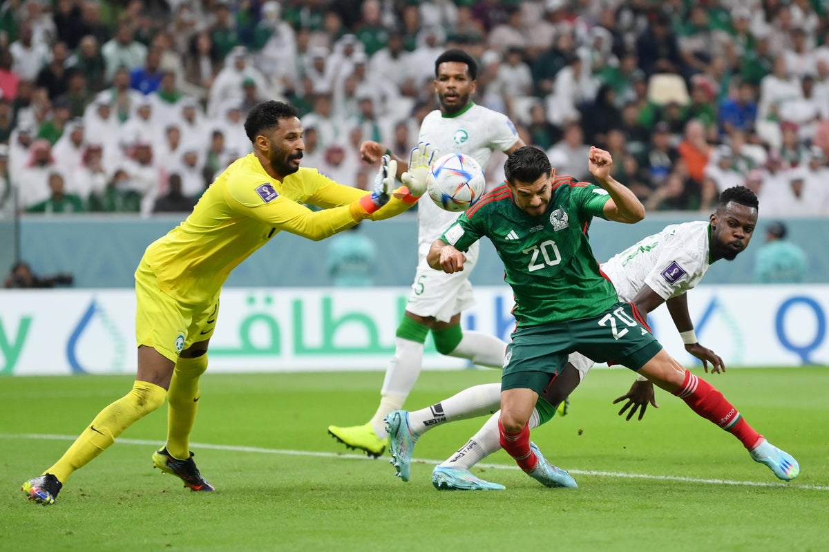 Arabie Saoudite 0-0 Mexique EN DIRECT !  Flux de matchs de la Coupe du monde 2022, dernières mises à jour des scores et des buts aujourd'hui