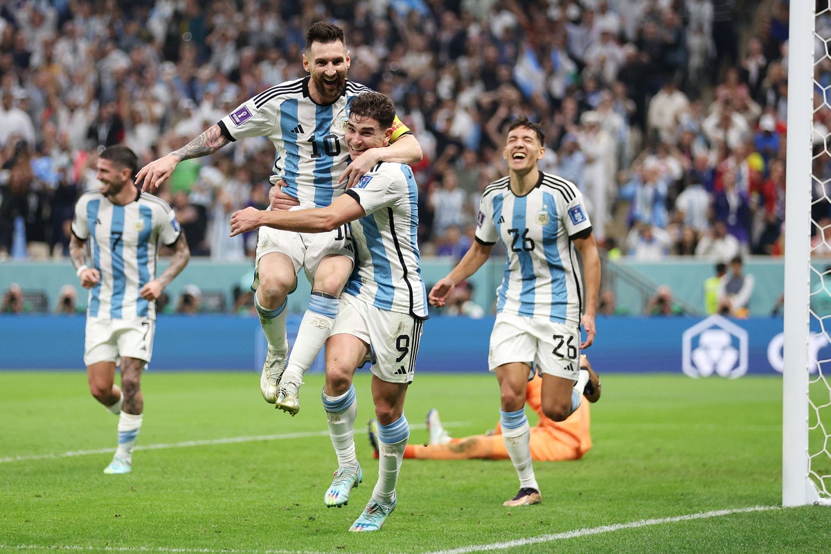 Argentine 2-0 Croatie EN DIRECT !  Flux de matchs de la Coupe du monde 2022, dernier score et mises à jour aujourd'hui après le but d'Alvarez