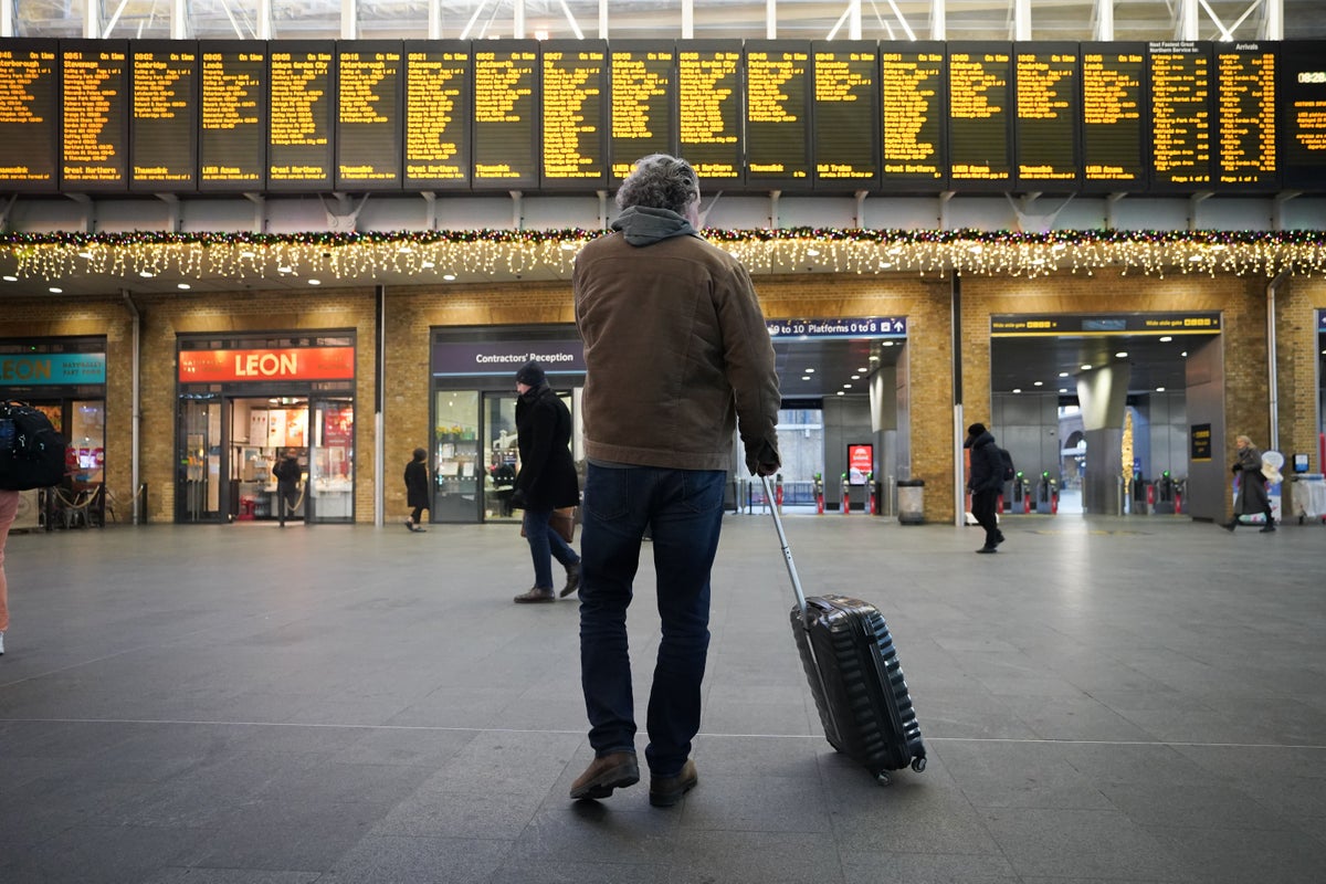 Une action de grève va décimer les services ferroviaires de la veille de Noël