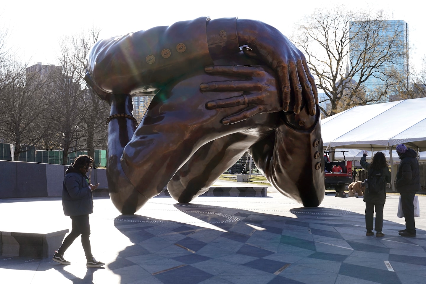 La statue de Martin Luther King Jr. à Boston attire la moquerie et le dédain en ligne