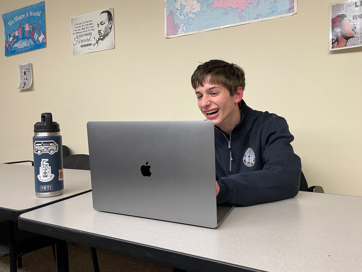 Matthew Myslenski, adolescent atteint de paralysie cérébrale, est entré à Harvard