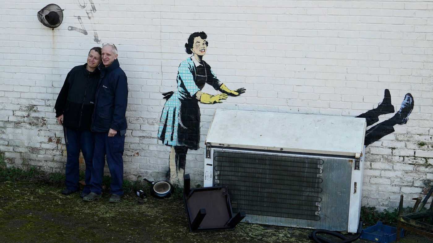 Un message de la Saint-Valentin de Banksy commente la violence contre les femmes