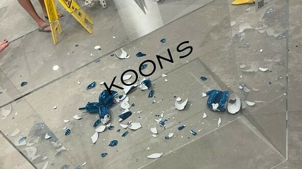 Il a vu le «chien ballon» de Koons tomber et se briser … et veut acheter les restes