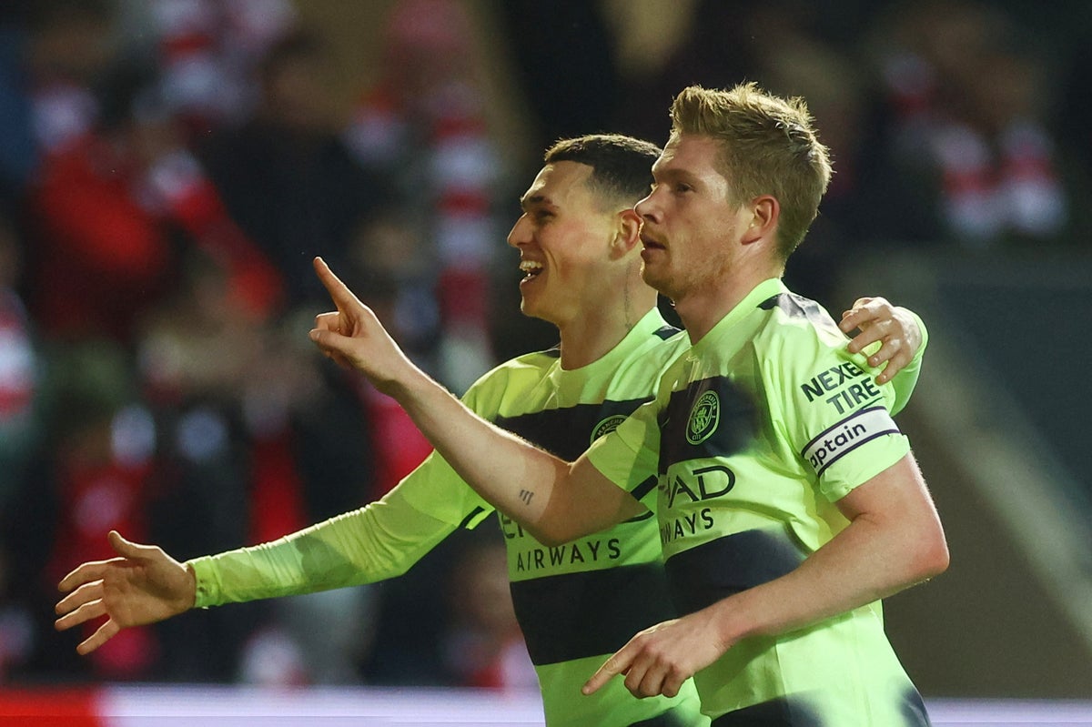 Bristol City 0-3 Manchester City EN DIRECT !  But de De Bruyne - Résultat de la FA Cup, flux du match et dernières mises à jour aujourd'hui