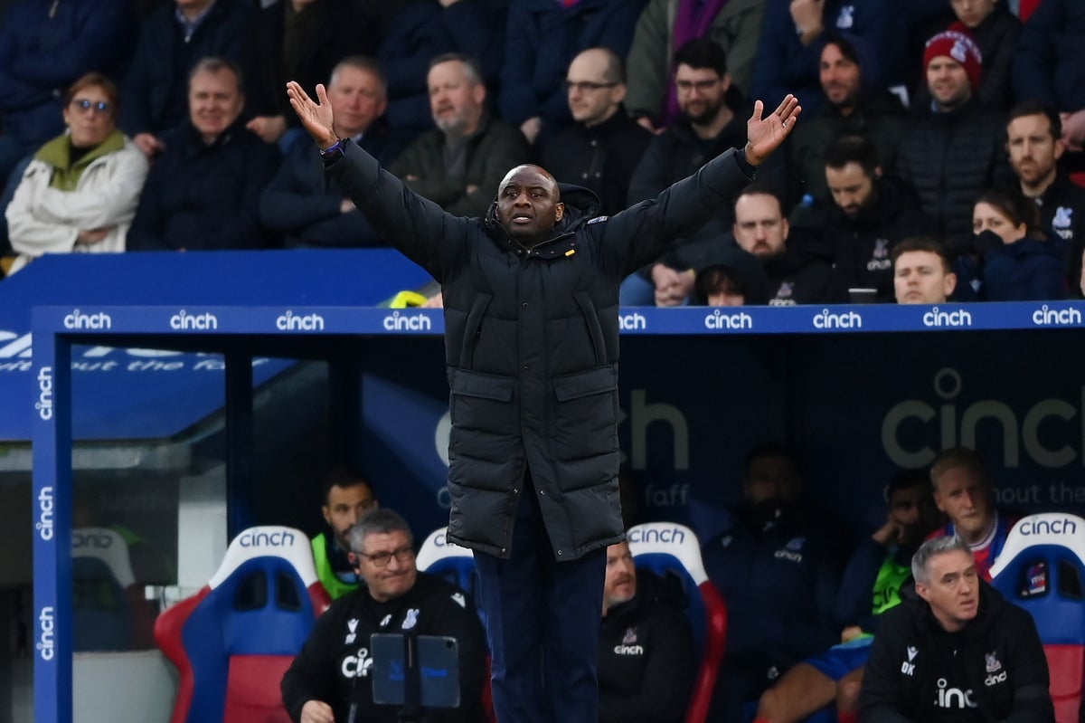 Patrick Vieira fait une demande familière à l'équipe de Crystal Palace avant le choc de Brentford