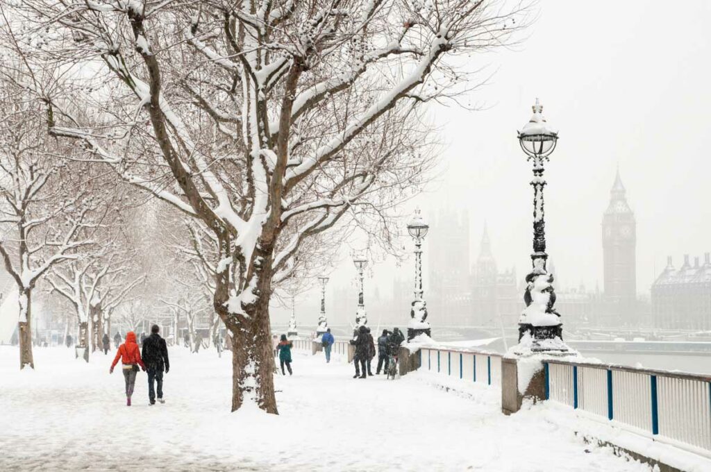 Neige de la rive sud