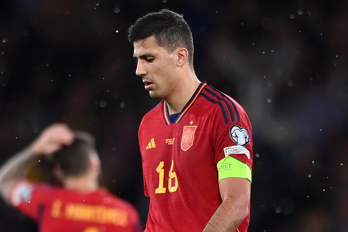 Rodri dénonce les tactiques "déchets" de l'Ecosse alors que l'Espagne tombe sous le choc: "Ce n'est pas du football"