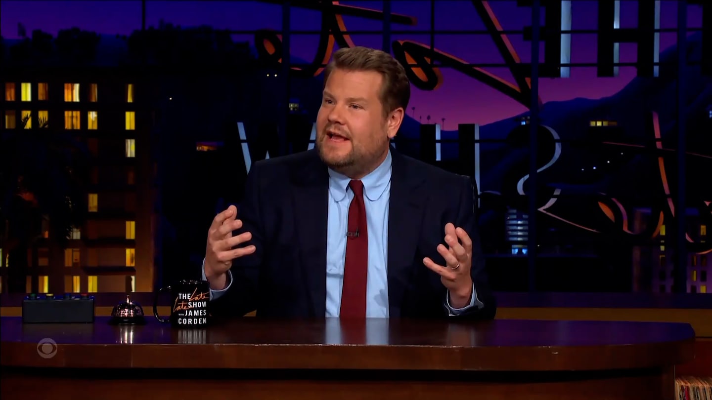 La finale du "Late Late Show" de James Corden exhorte l'Amérique à éviter les divisions politiques