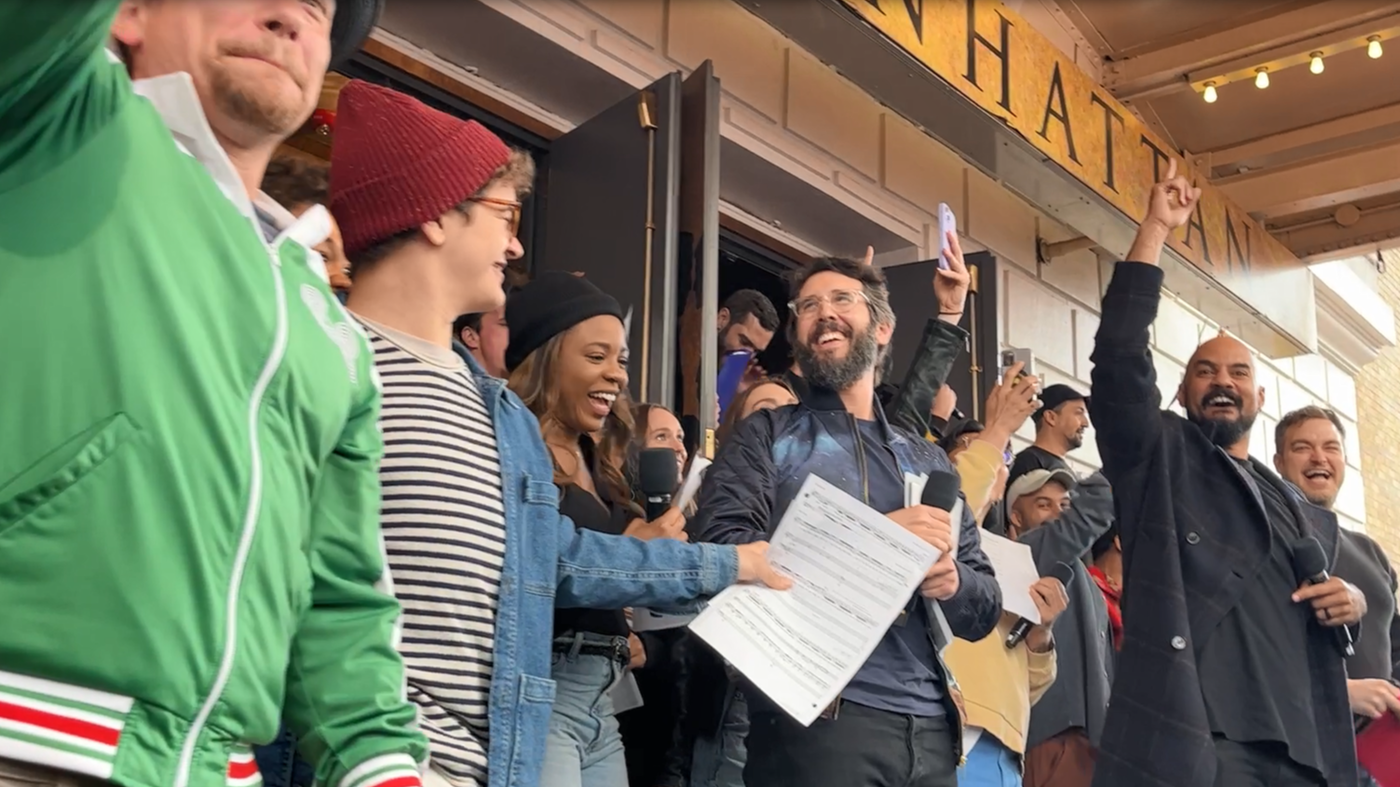 Regardez Lin-Manuel Miranda, Josh Groban, le casting de "Hamilton" célébrer "Sweeney Todd"