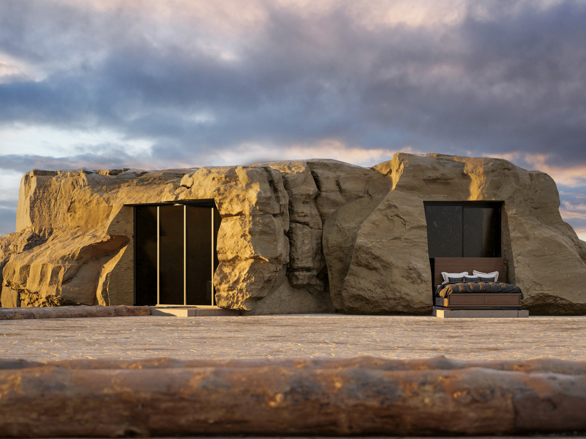Une expérience de glamping post-apocalyptique émerge dans le désert de l'Utah