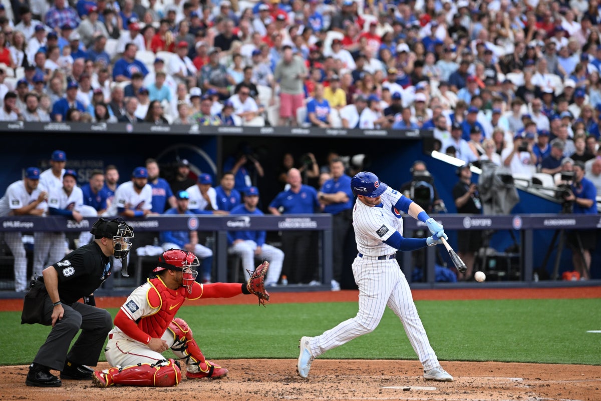 MLB Londres: les Cubs de Chicago battent le Cardinal de Saint-Louis alors que Justin Steele égalise son record de retraits au bâton de la saison