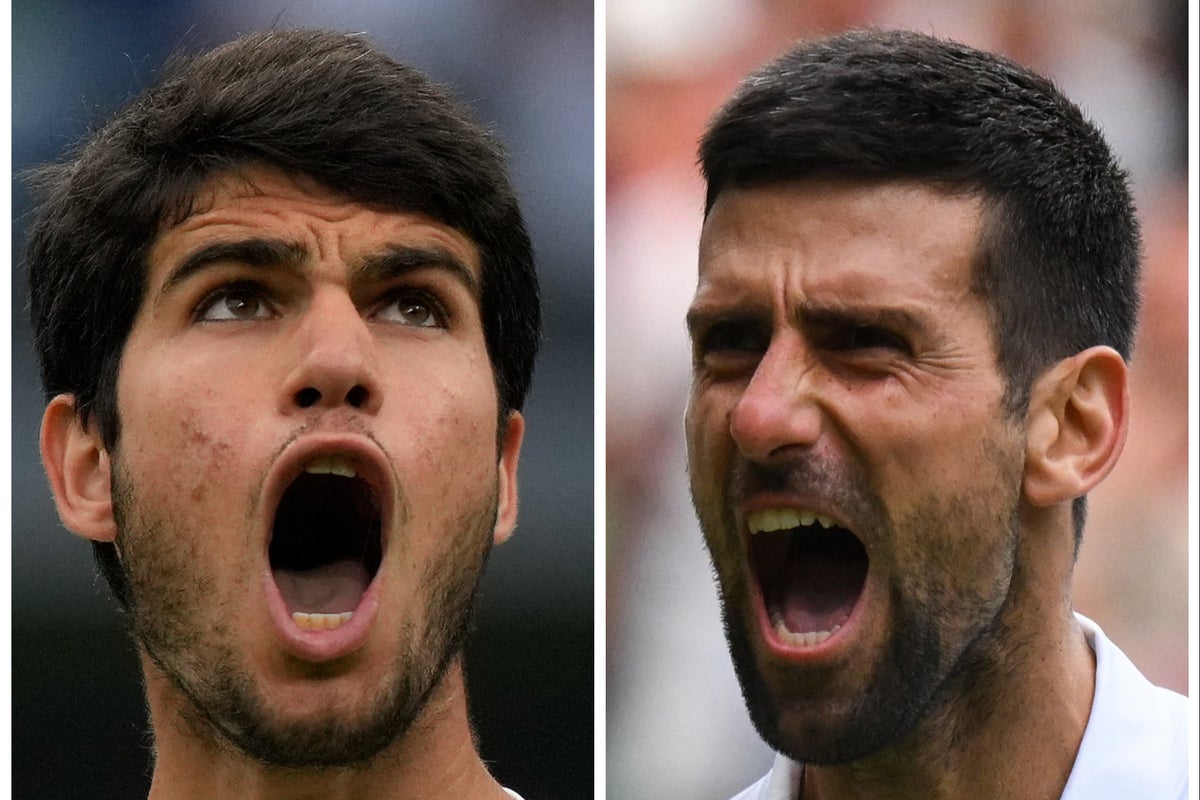Alcaraz vs Djokovic EN DIRECT !  Finale de Wimbledon 2023, dernière mise en place, score et mises à jour du court central