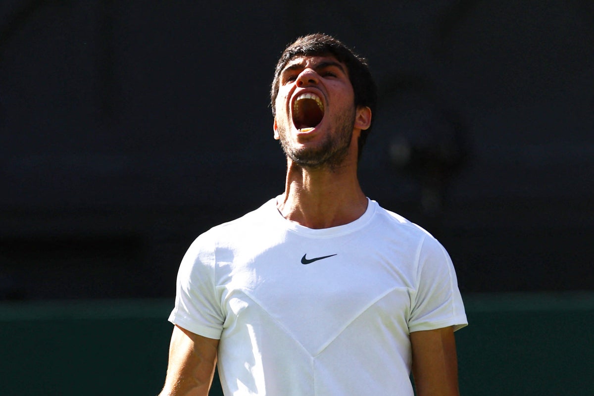 Alcaraz vs Rune EN DIRECT !  Dernier score de Wimbledon 2023 et mises à jour du quart de finale du court central dans le deuxième set