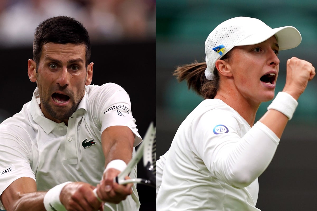 Ordre de jeu de Wimbledon aujourd'hui : Novak Djokovic et Iga Swiatek en action sur le court central