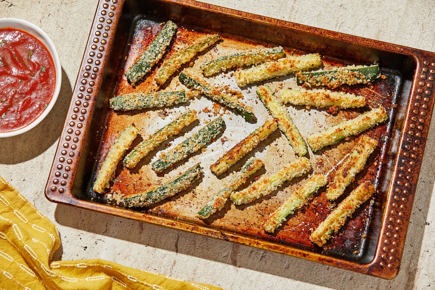 Recette de "frites" de courgettes au four - The Washington Post