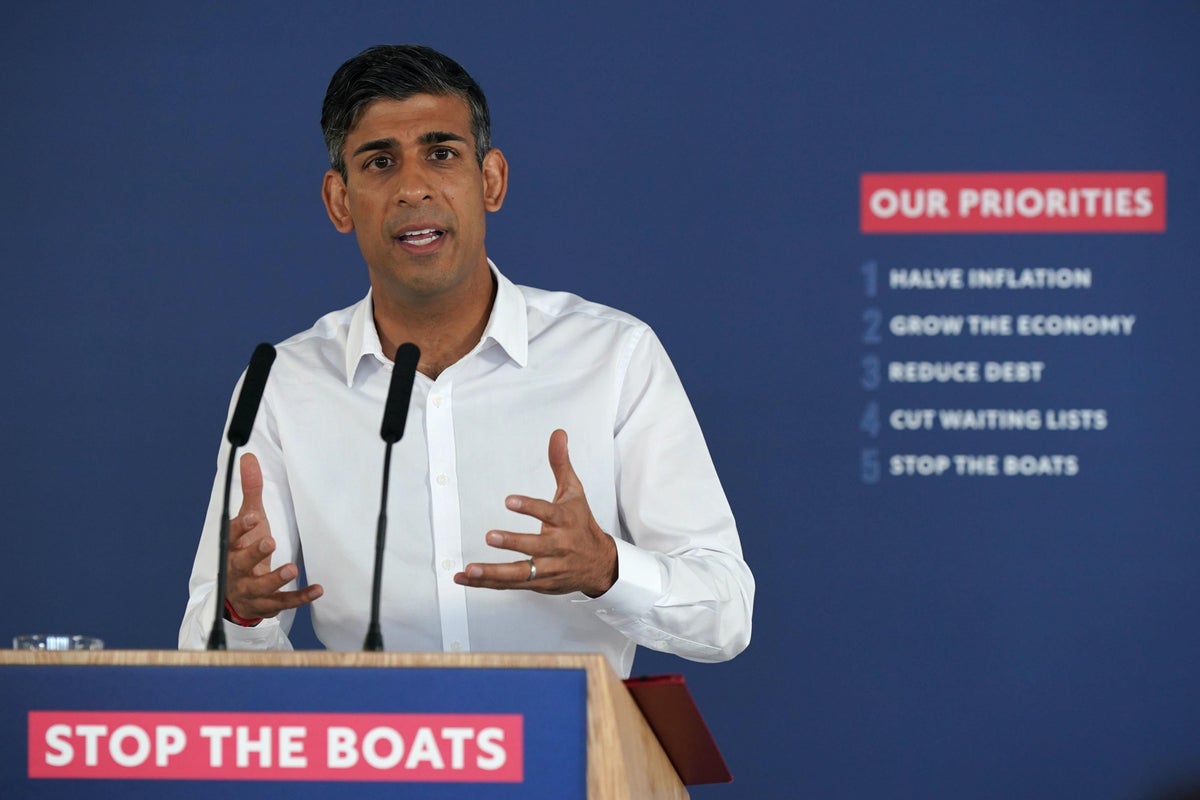 Rishi Sunak fait face à une bataille difficile pour réaliser ses cinq promesses