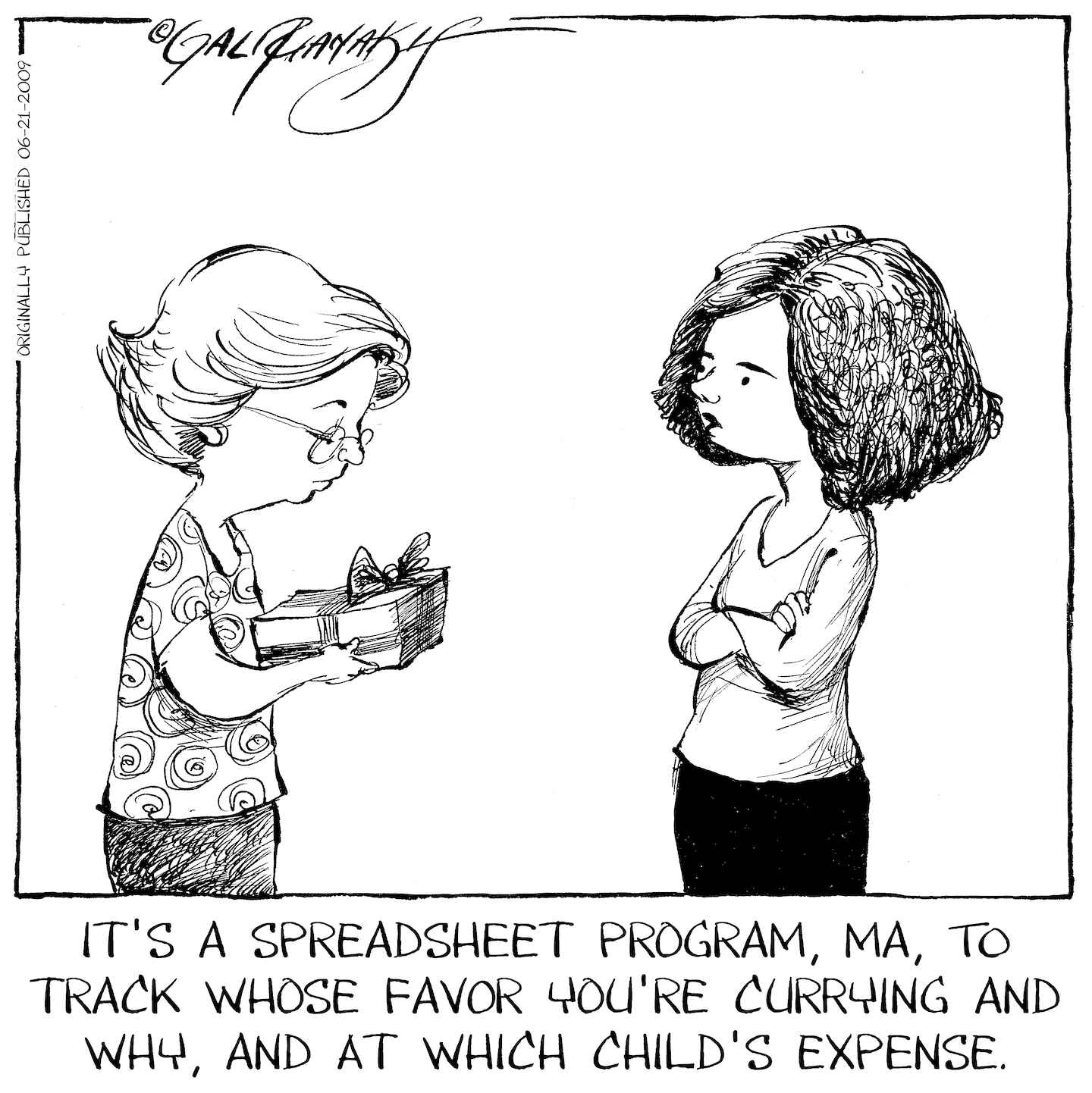 Carolyn Hax: Les enfants découvrent que maman les oppose pendant des années