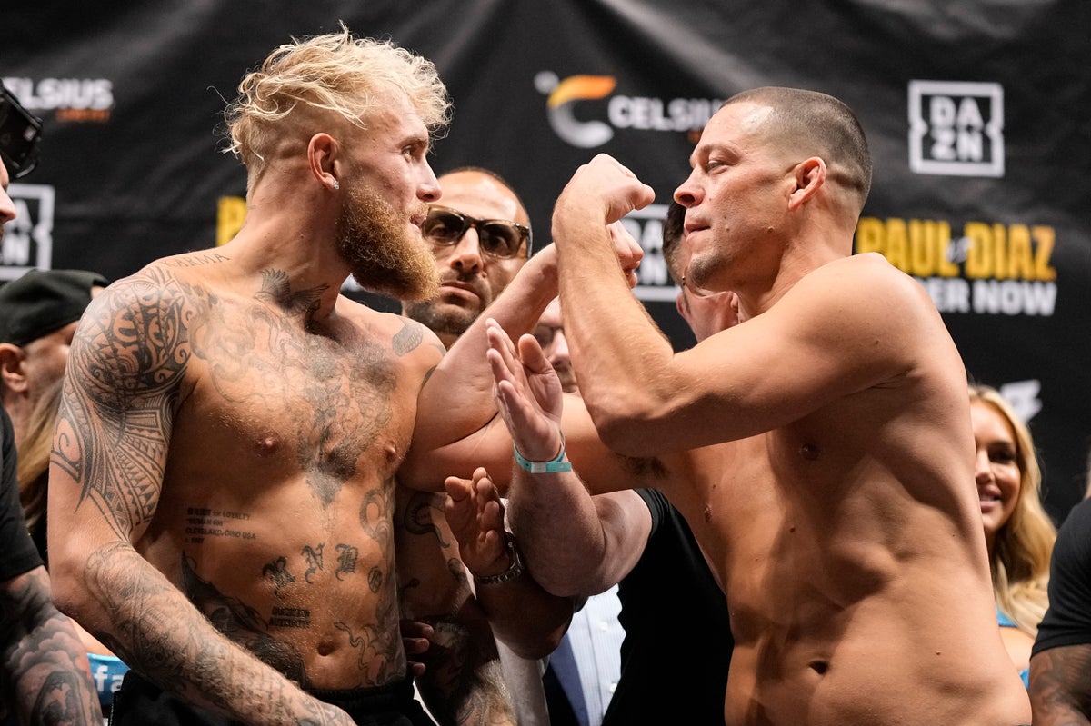 Jake Paul vs Nate Diaz: temps de combat ce soir, sous-carte complète, promenades sur le ring, dernières cotes, prédiction