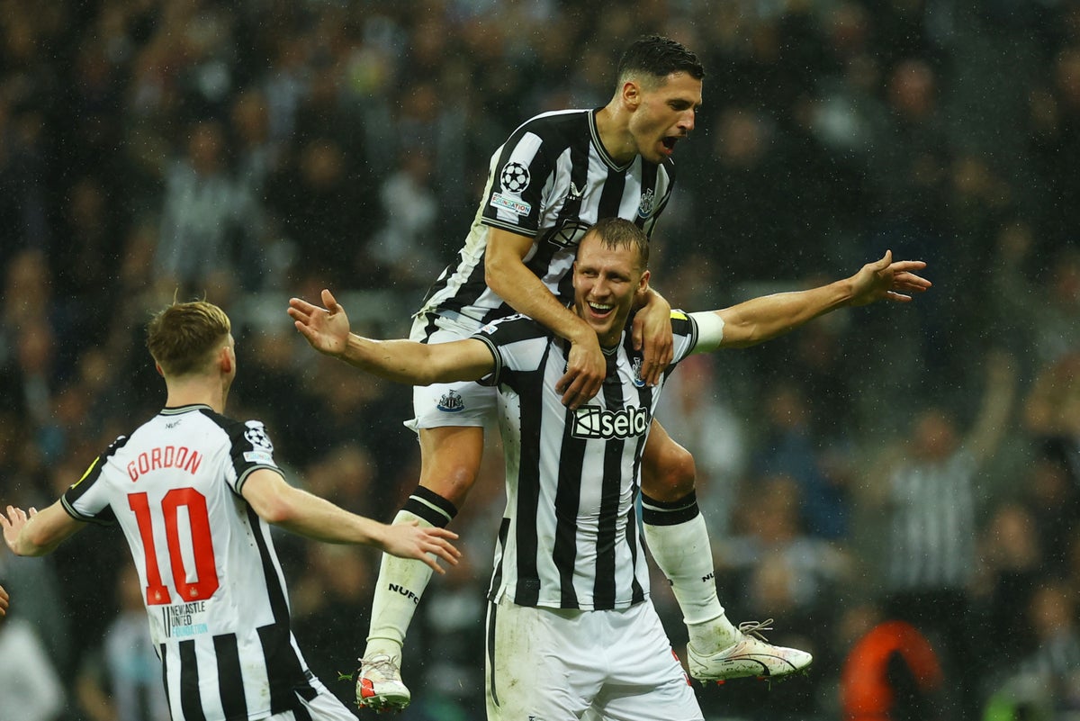 Newcastle contre PSG EN ​​DIRECT !  Flux de matchs de la Ligue des Champions, dernier score, mises à jour des buts aujourd'hui après la frappe de Longstaff