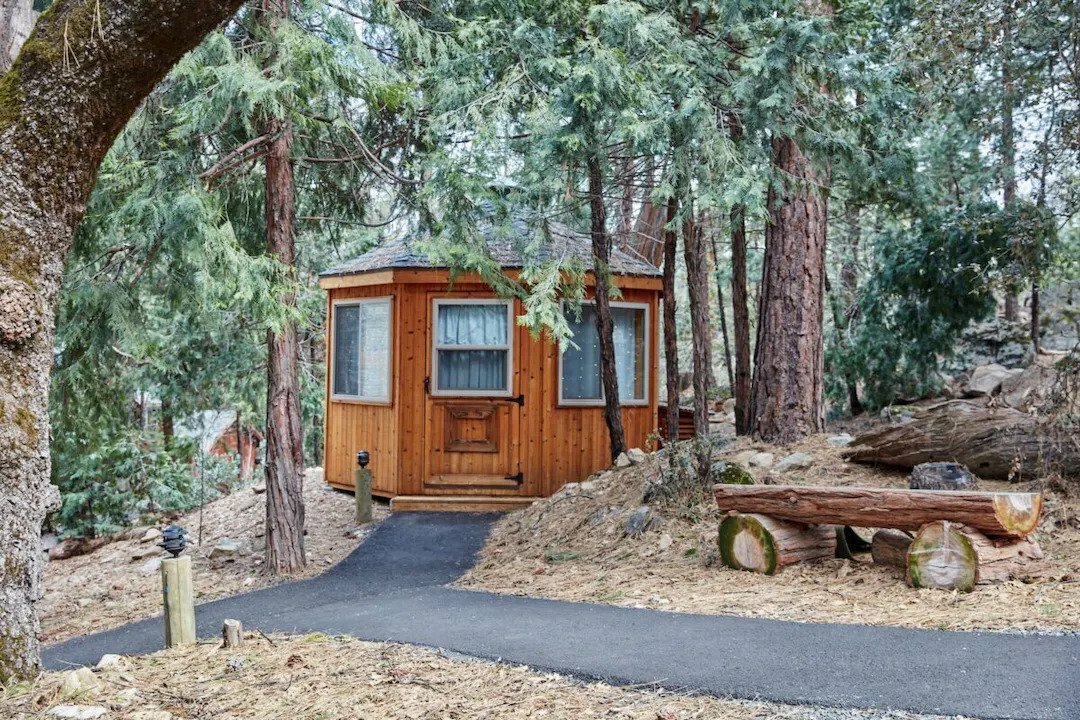 Commencez la nouvelle année dans une cabane de massage à Yosemite