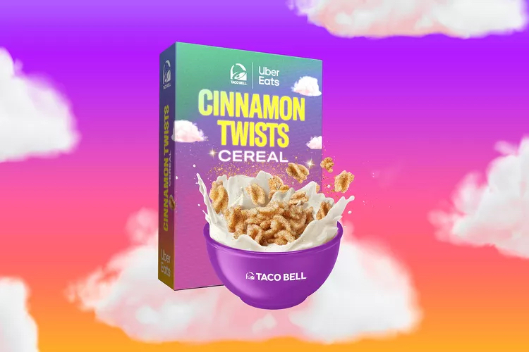 Faites-vous livrer gratuitement les céréales Taco Bell Cinnamon Twists sur Uber Eats