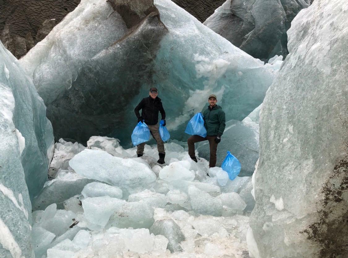 Glace glaciaire du Tutka Bay Lodge