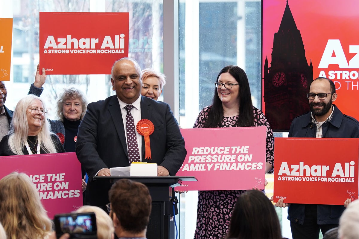 Le Parti travailliste retire son soutien au candidat de Rochdale après les affirmations d'Israël