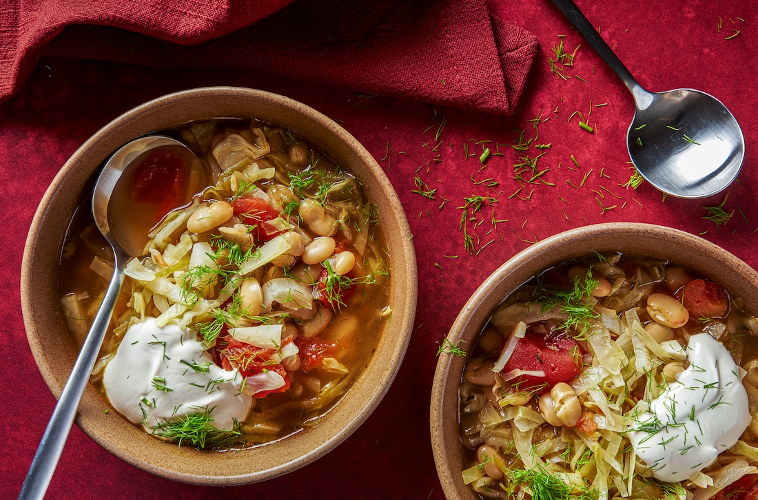 Recette de soupe au chou, fenouil et haricots blancs