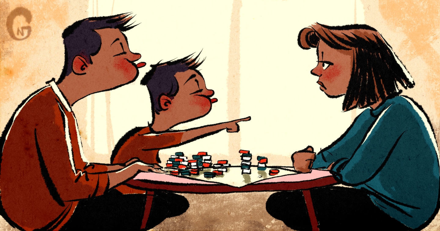 Carolyn Hax : Papa encourage le comportement de leur jeune fils, un mauvais gagnant