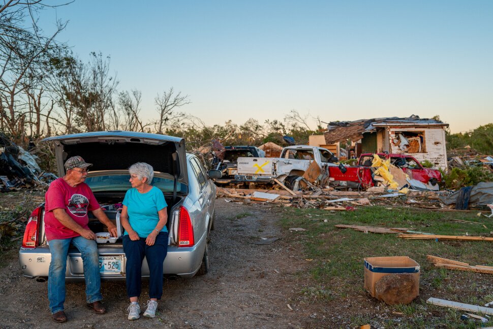 De violentes tempêtes frappent le Michigan après une tornade meurtrière en Oklahoma |  Photos