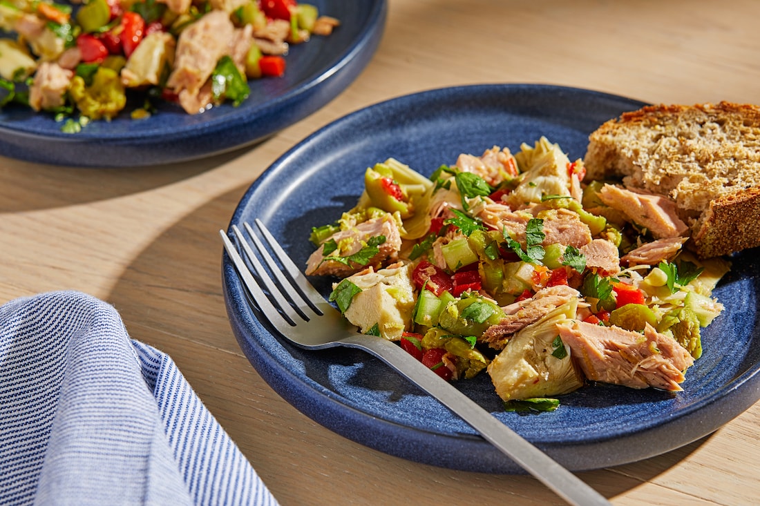 Recette de salade de thon à l'antipasti - The Washington Post