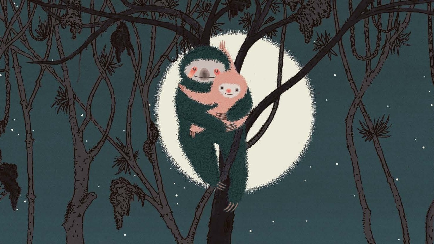 Lorsque Bébé Paresseux tombe d'un arbre, Maman Paresseuse vient le chercher – lentement