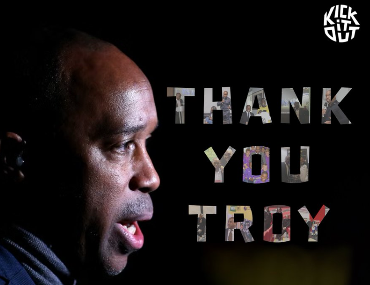 Troy Townsend quittera l'association de football anti-discrimination Kick it Out après 13 ans