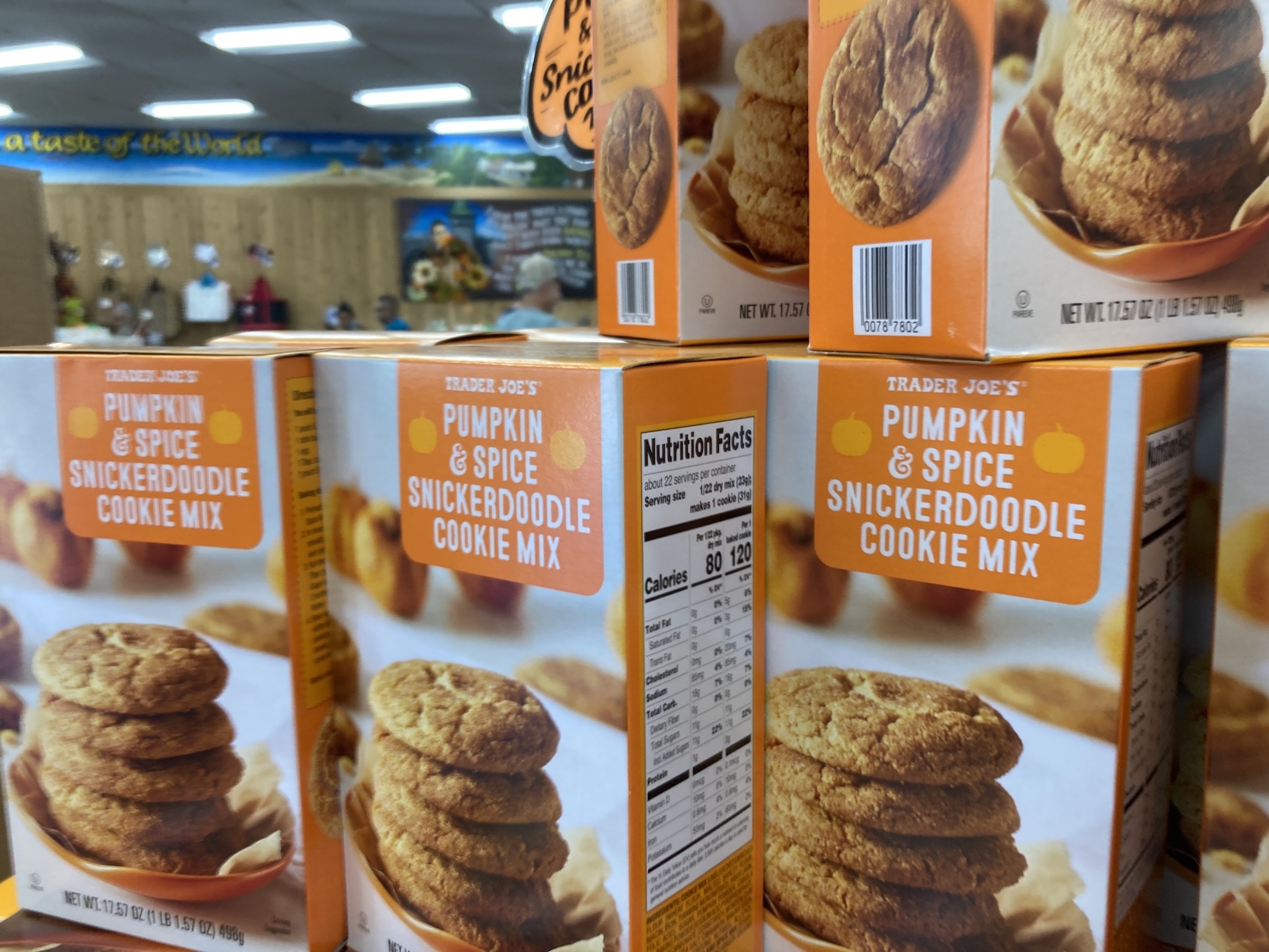 Mélange de biscuits à la citrouille de Trader Joe's
