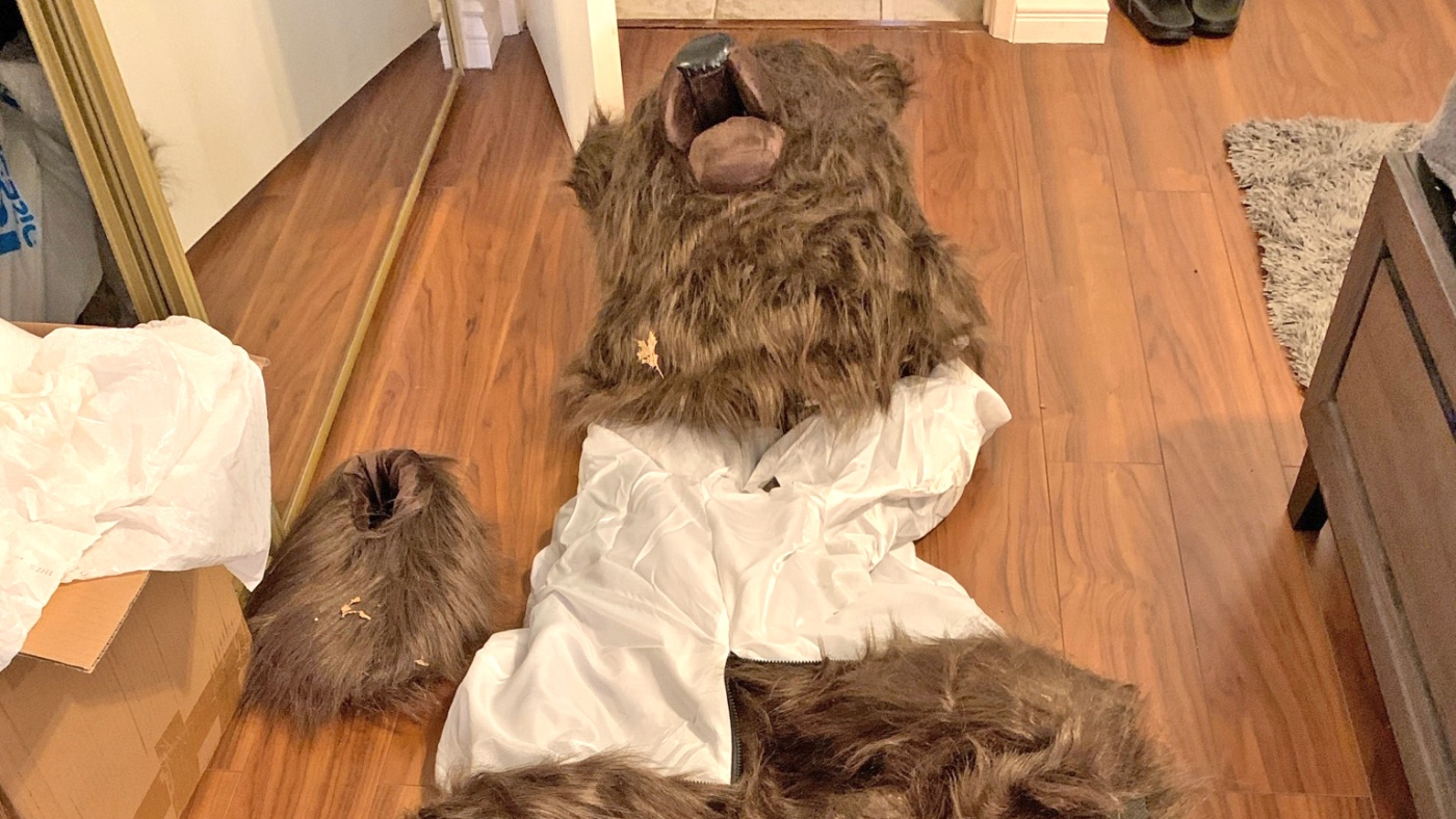 Ils ont dit aux assureurs qu'un ours avait endommagé leur voiture. Mais c'était en fait une personne en costume