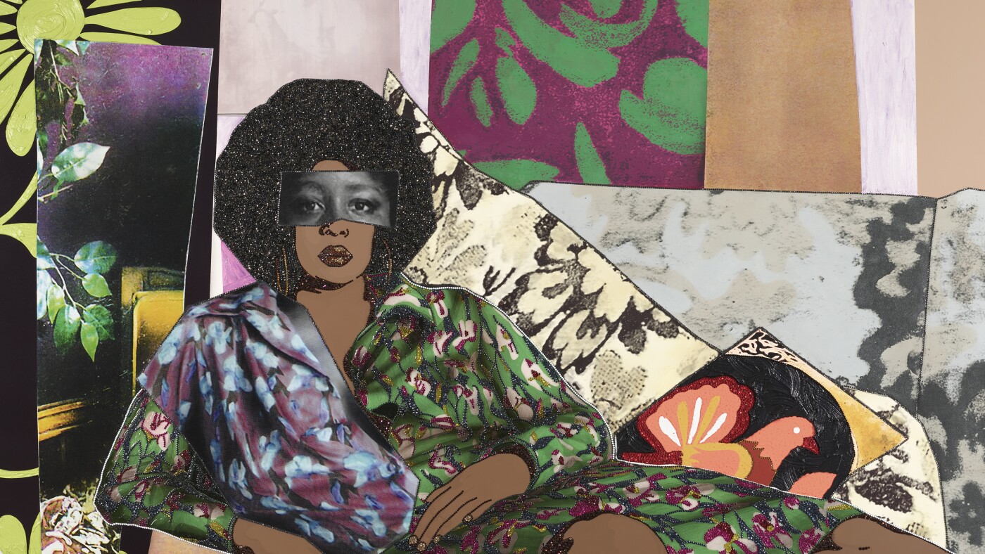 Mickalene Thomas crée un art qui « donne leurs fleurs aux femmes noires »