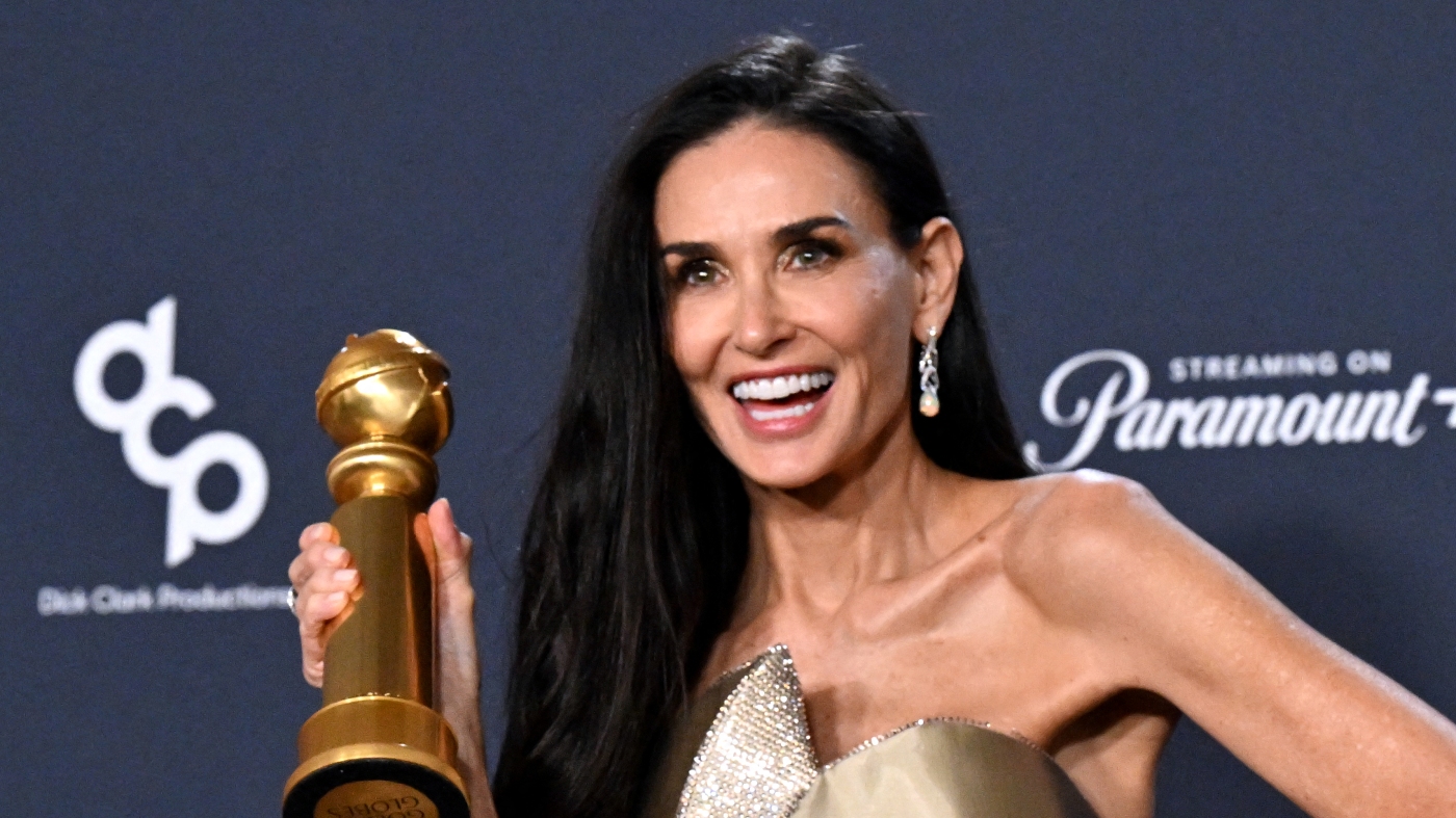 "C'est le début" : Demi Moore remporte son premier grand prix d'interprétation aux Golden Globes