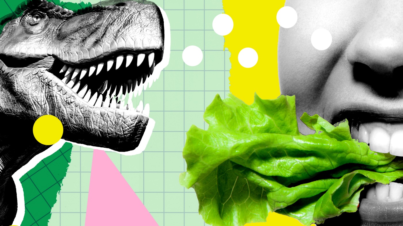 Déplacez-vous sur le régime Paleo, c'est le temps des dinosaures, une tendance tiktok tout sur les légumes dévorants