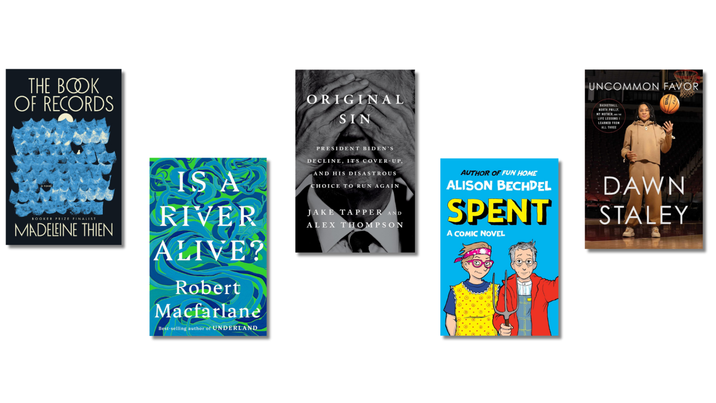 5 nouveaux livres cette semaine mettent en lumière Joe Biden, la WNBA, les rivières, les migrants et l'autofiction