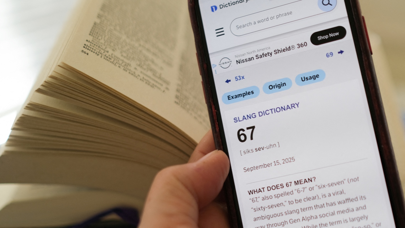 Que signifie « 67 » ? Le mot de l'année 2025 de Dictionary.com n'a pas de définition