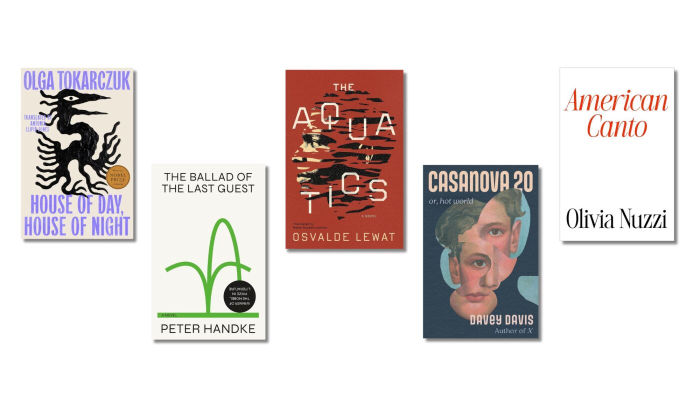 Les livres sortis cette semaine proviennent de lauréats du prix Nobel et de presses indépendantes