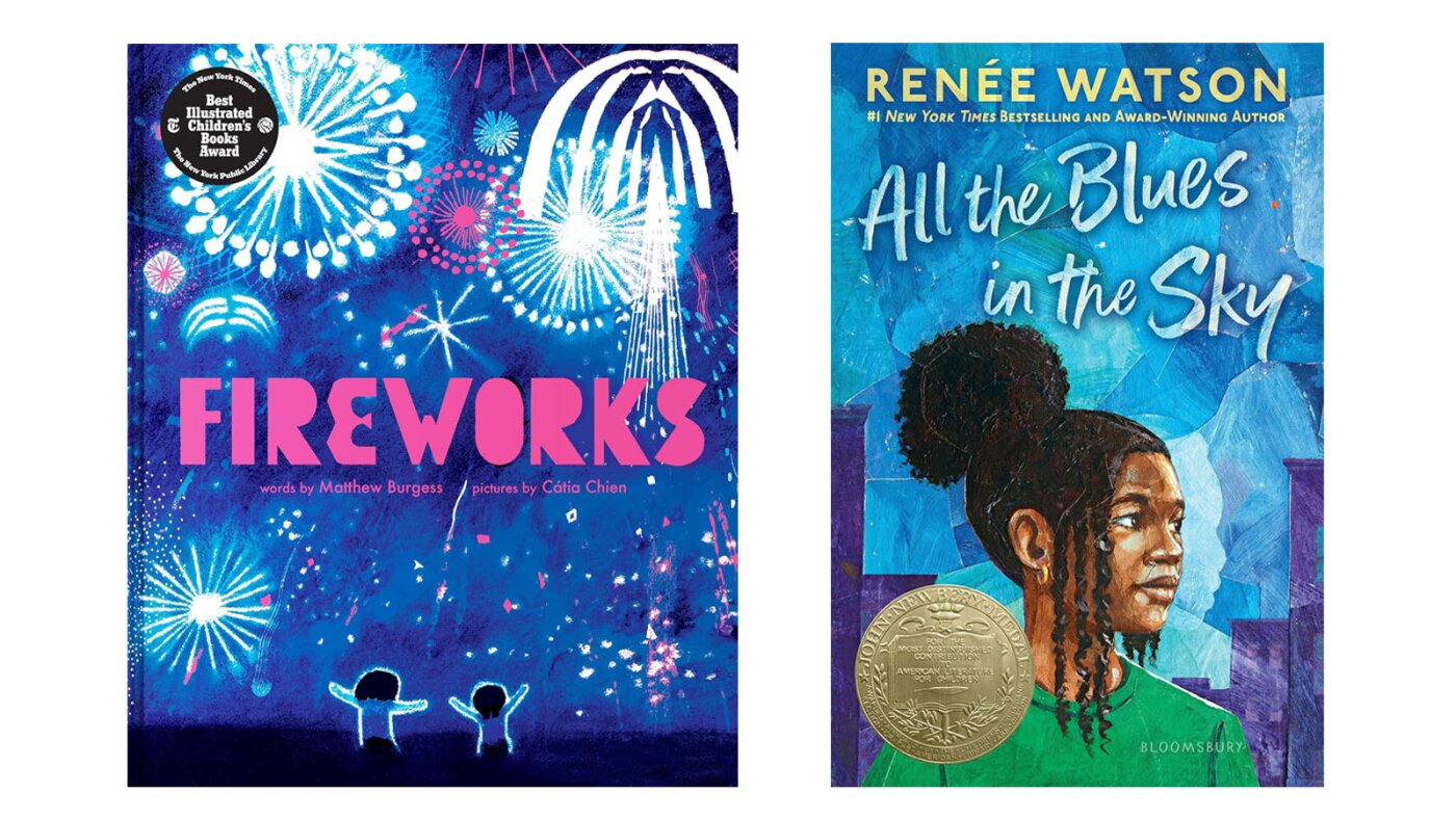 "Fireworks" remporte Caldecott, Newbery est récompensé par "All the Blues in the Sky"