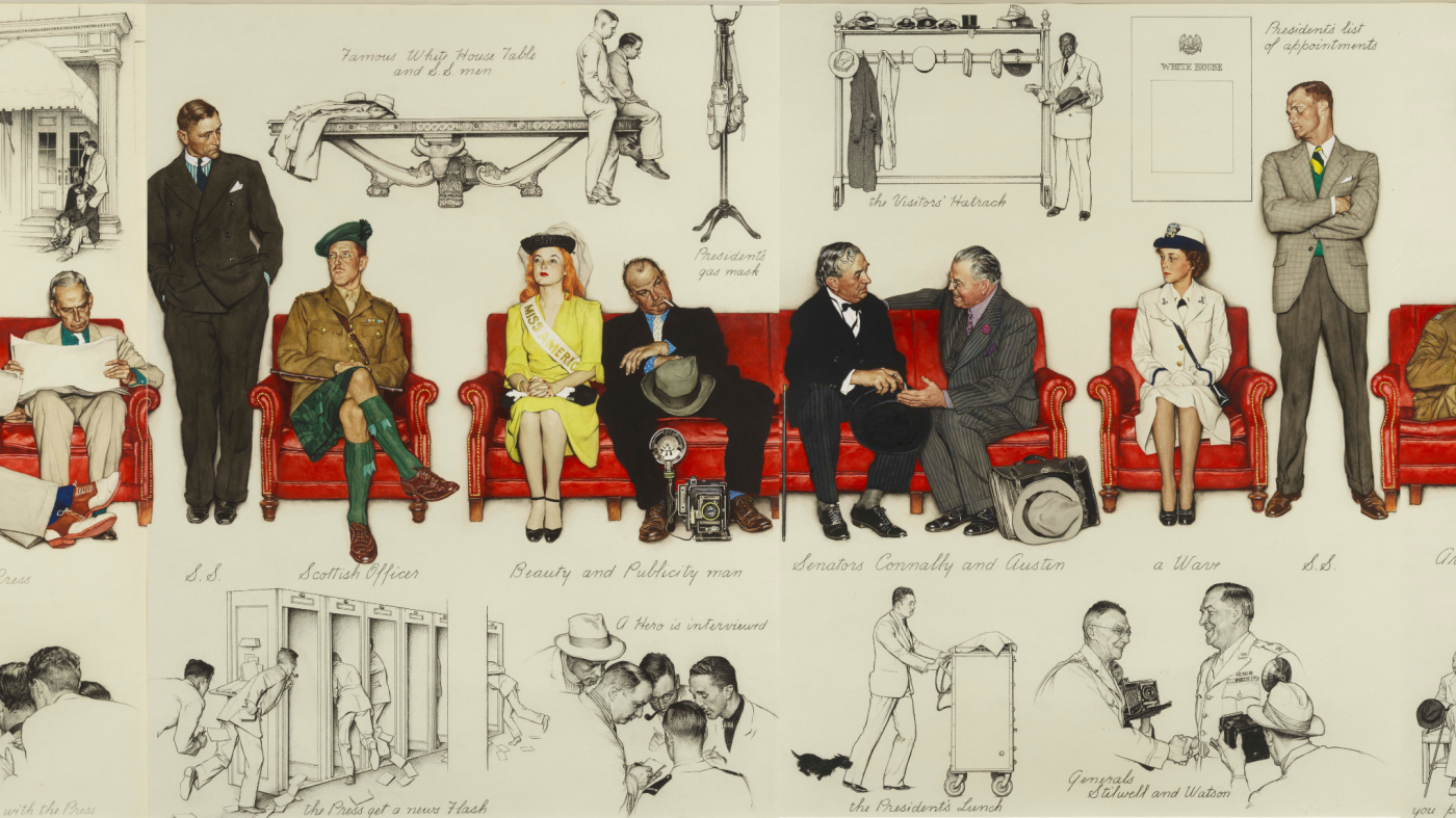 L'art de Norman Rockwell qui a déclenché un procès et une histoire d'amour est désormais exposé au public