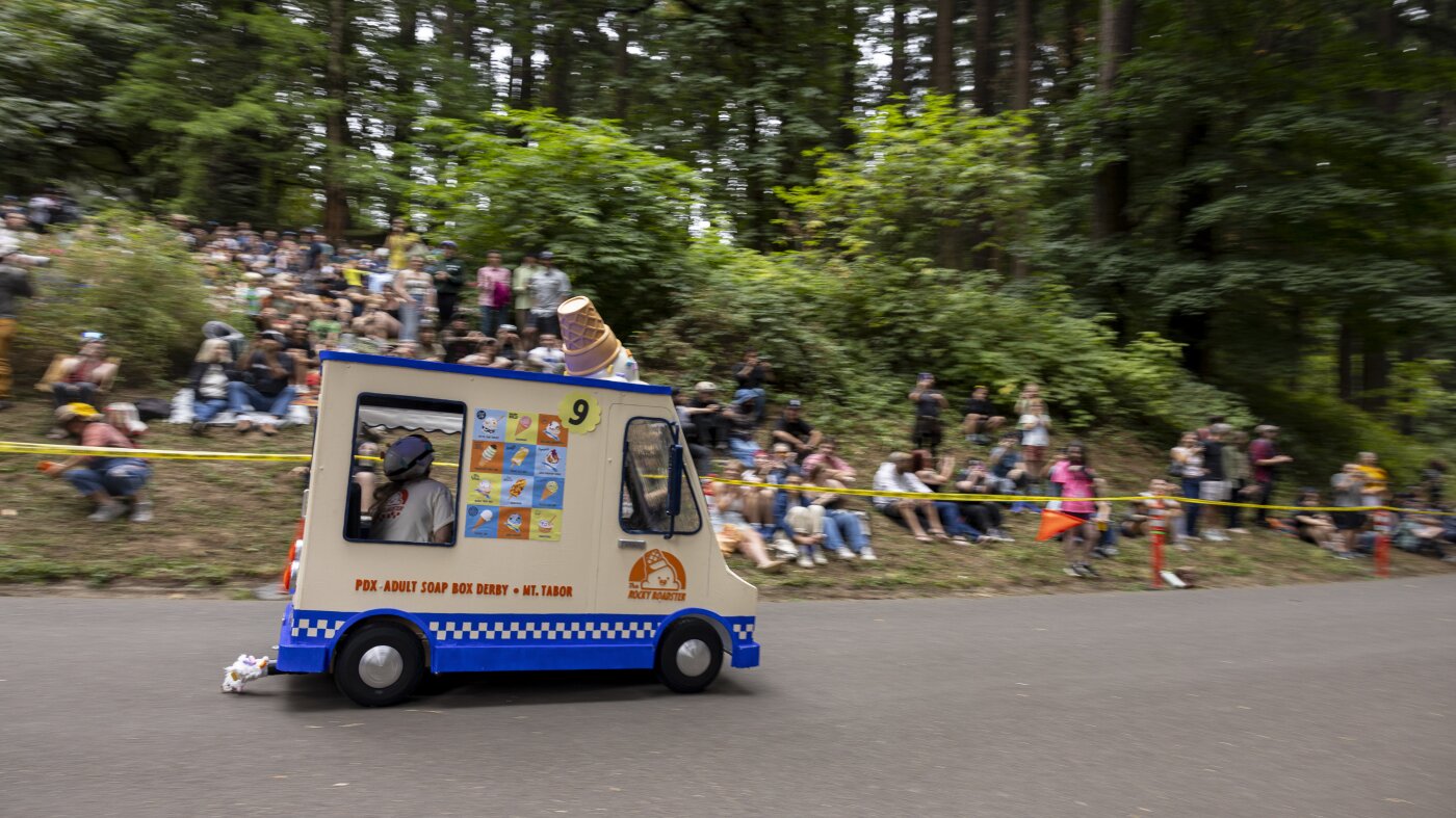 À Portland, ce derby de boîtes à savon allie vitesse de descente et apparat extrême