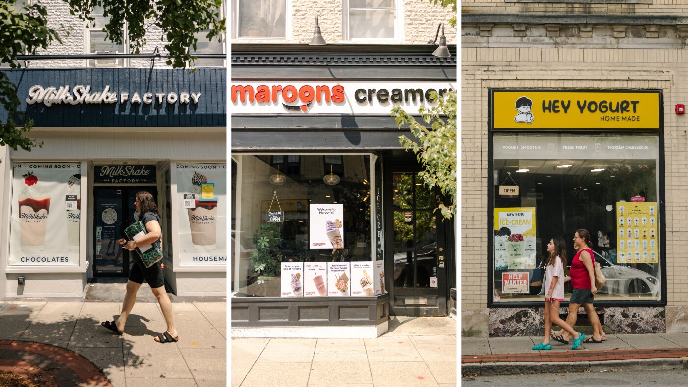 Voici comment les gymnases, les salons et les glaces changent les rues principales d'Amérique
